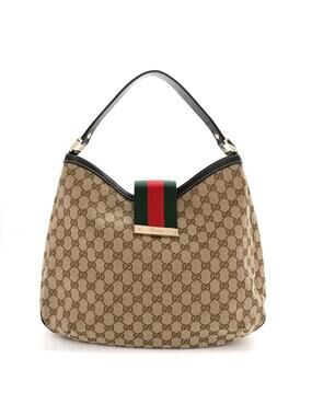 Gucci Large New Ladies Web Hobo Dark #299892G95B